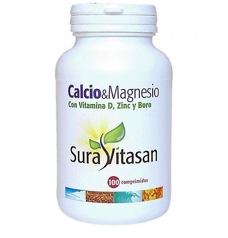 Sura Vitasan Calcium and Magnesium + Vitamin D + Zinc + Boron 100 Capsules on Productcaster.