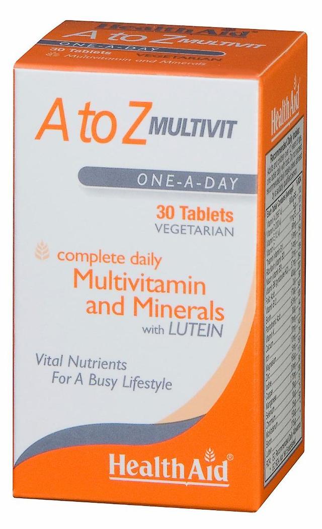 Health Aid A to Z Multivit, 30 Tablets on Productcaster.