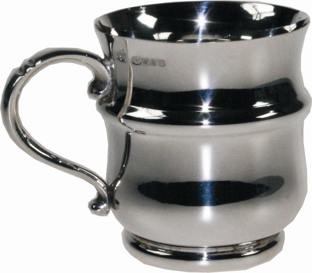 QuaichCompany Thistle Shaped Sterling Silver Christening Mug on Productcaster.