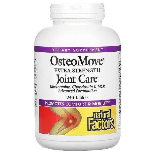 Natural Factors, OsteoMove, Extra Strength Joint Care, 240 tablettia on Productcaster.