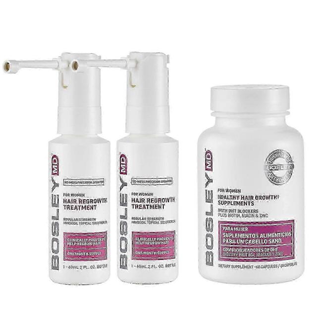 Bosleymd Duo de Energia de 60 dias para Crescimento de Cabelo para Mulheres, 2 Ea on Productcaster.