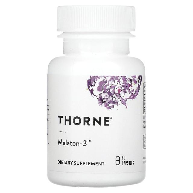 Thorne Research, Melaton-3, 60 Capsules on Productcaster.