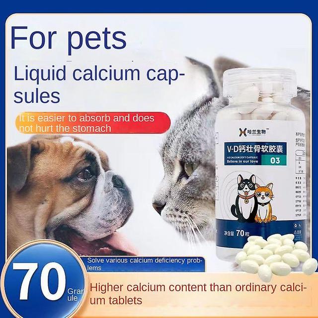 Rion Pet Liquid Calcium Calcium Tablets para gatos y perros Alto contenido de calcio Pet embarazada Young Pet Special Calcium Fattening Bone Strength on Productcaster.