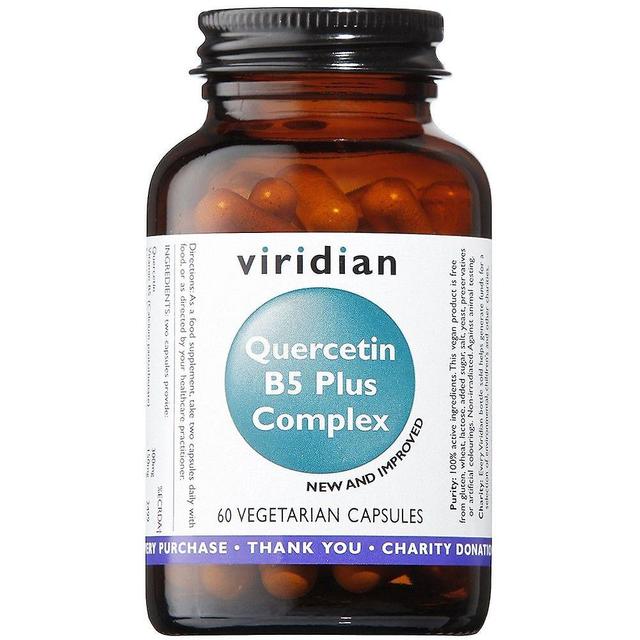 Viridian Quercetin B5 Plus Complex Veg Caps 60 (359) on Productcaster.