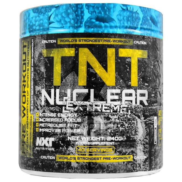 NXT Ernæring TNT Nuclear Extreme Pulver - Pre Workout - Energitræning - 240g on Productcaster.