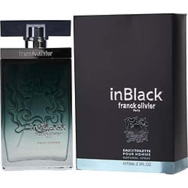 FRANCK OLIVIER IN BLACK by Franck Olivier EDT SPRAY 2.5 OZ For Men on Productcaster.