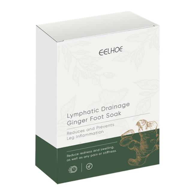 10Pcs Lymphatic Drainage Ginger Foot Soak Mild Herbal Stimulate Detoxfication Improve Blood Circulation 20Pcs on Productcaster.