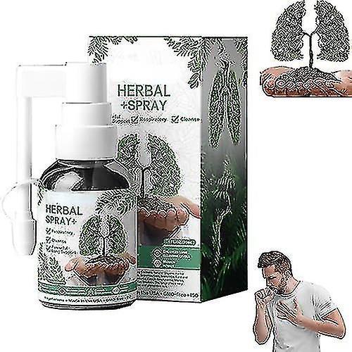 Sipin Herbal Lung Cleanse Mist-powerful Lung Support,30ml Herbal Spray,natural Herbal Lung Essence 1 Pcs on Productcaster.