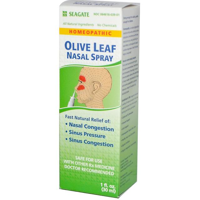 Seagate, Olive Leaf Nasal Spray, 1 fl oz (30 ml) on Productcaster.