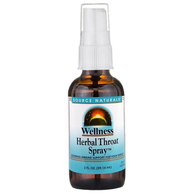 Source Naturals Källa Naturals, Wellness, Herbal Hals Spray, 2 fl oz (59,14 ml) on Productcaster.