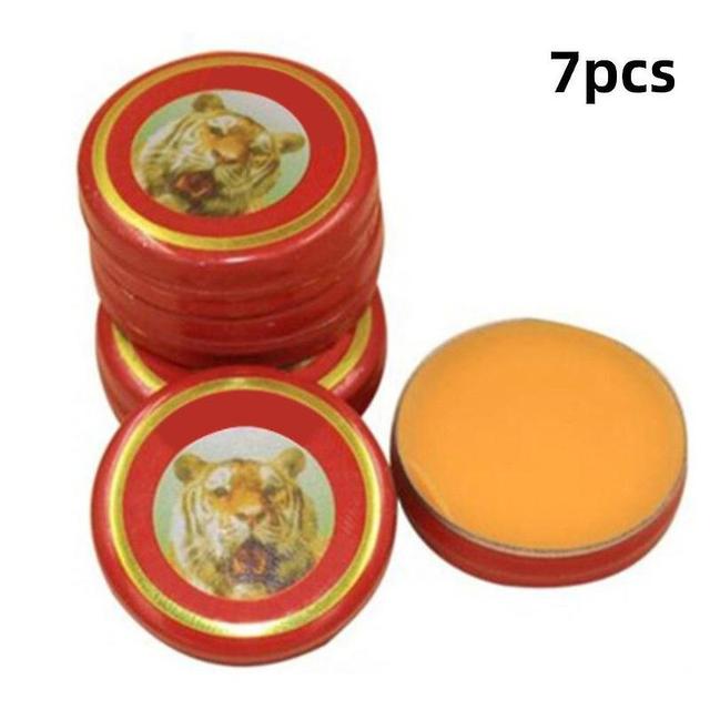 7pcs Tiger Balm Menthol Essential Oil Relief Headaches Insects Bites Pocket Size 3g New [XH] on Productcaster.