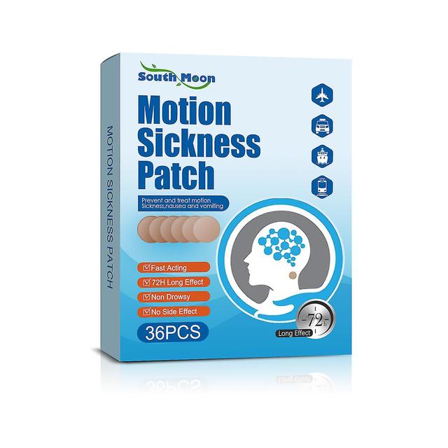 Bimirth Natural Herbs Motion Sickness Patch Fast Acting Long Effect Use For Aircraft Bus Ship Train Health Care Ear Dizziness Plaster 36pcs on Productcaster.