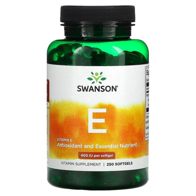 Swanson, Vitamin E, 400 IU, 250 Softgels on Productcaster.