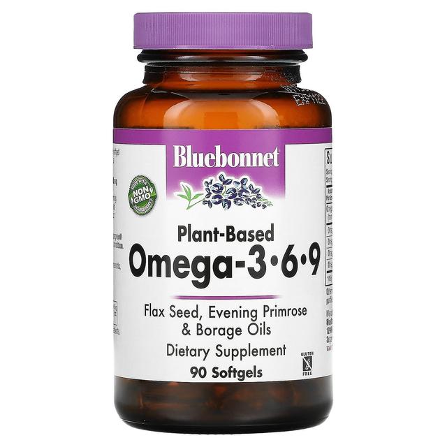 Bluebonnet Nutrition Bluebonnet Näring, Växtbaserad Omega-3-6-9, 90 Softgels on Productcaster.