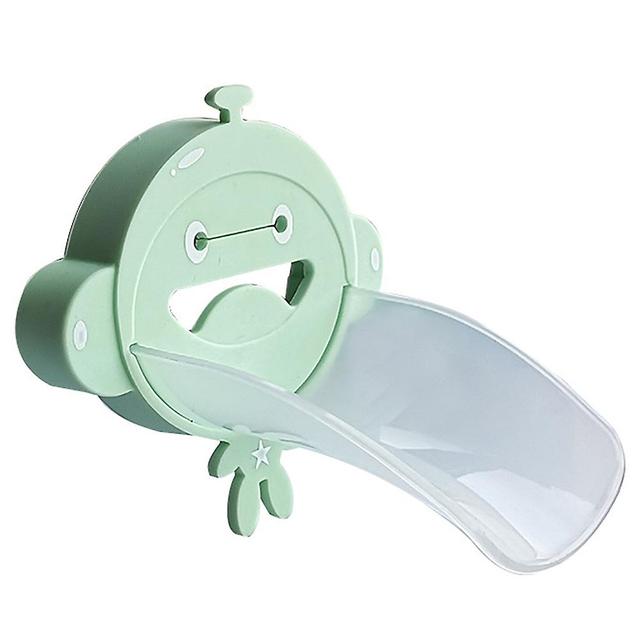 Cartoon Faucet Extender For Children Baby Hand Washing Faucet Extension Device Green on Productcaster.