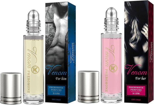 Pheromones For Men And Women, Roll-on Pheromones Essential Oil Perfume Cologne, Sexy Roll-on Pheromones For Men And Women, 10ml 2PCS on Productcaster.