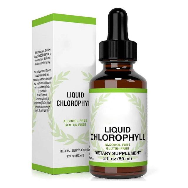 Chlorophyll Dropsall-natural Extract Liquid Drops Water Soluble Mintflavour 2fl Oz(59ml) Mimenor 5Pcs on Productcaster.