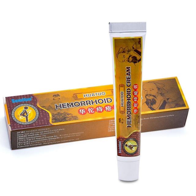 Huatuo Hemorrhoids Ointment Crack Anal Internal Amp; External Anal Fissure Powerful Herbs Cream Pain Herbs Cream Body on Productcaster.