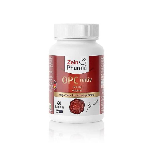 Zein Pharma opc native, grape seed extract, 192mg, 60 capsules 13786 on Productcaster.