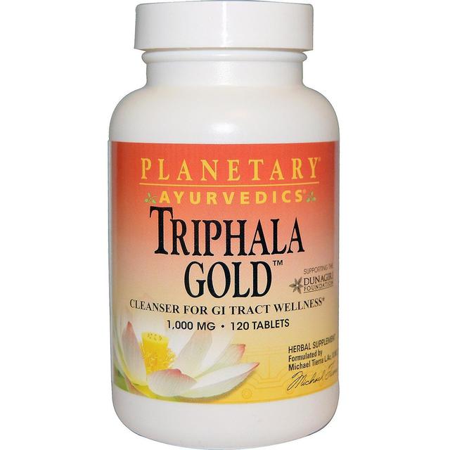 Planetary Herbals, Ayurvedics, Triphala Gold, 1,000 mg, 120 Tablets on Productcaster.