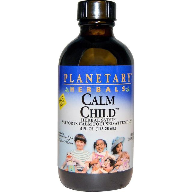 Planetary Herbals, Calm Child, Herbal Syrup, 4 fl oz (118.28 mL) on Productcaster.