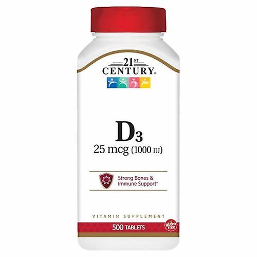 21st Century Vitamin D3,1000IU,500 Tabs (Pack of 4) on Productcaster.