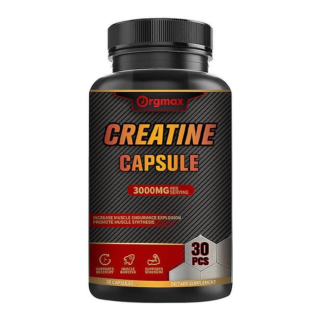 Huamade Orgmax Creatine Monohydrate Capsules Whey Protein Gain Muscle Strength Muscle & Enhance Athletic Performance Energy For Gym 30pcs on Productcaster.