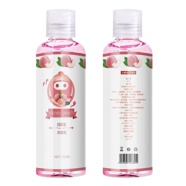 Edible Fruit Flavor Adult Lubricant Gel-lube Edible Oral Sex Sexual-massage Oil Peach flavor on Productcaster.