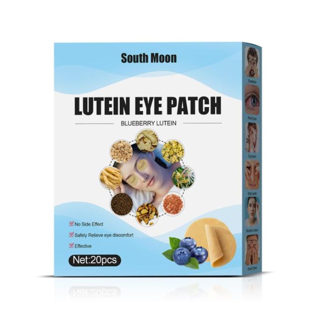 South Moon 20Pcs Blueberry Lutein Eye Patches Relieves Discomfort Dry Eyes Astringent Eye Eye Fatigu on Productcaster.