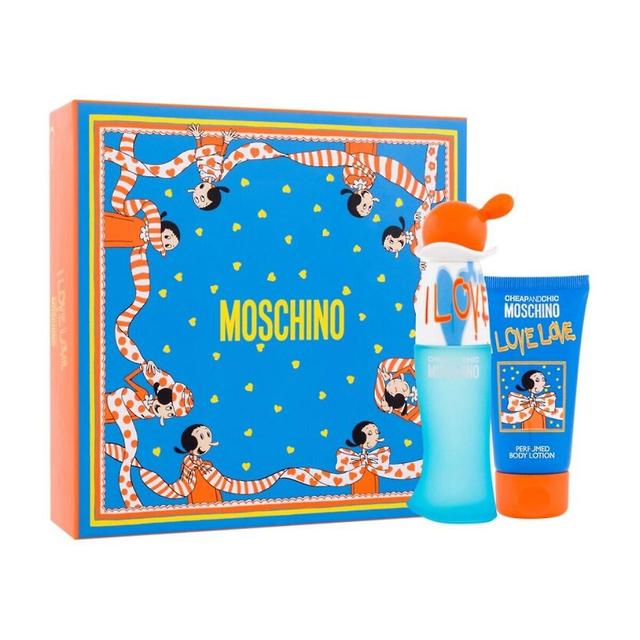 Women's Perfume Set Moschino EDT I Love Love 2 Pieces on Productcaster.