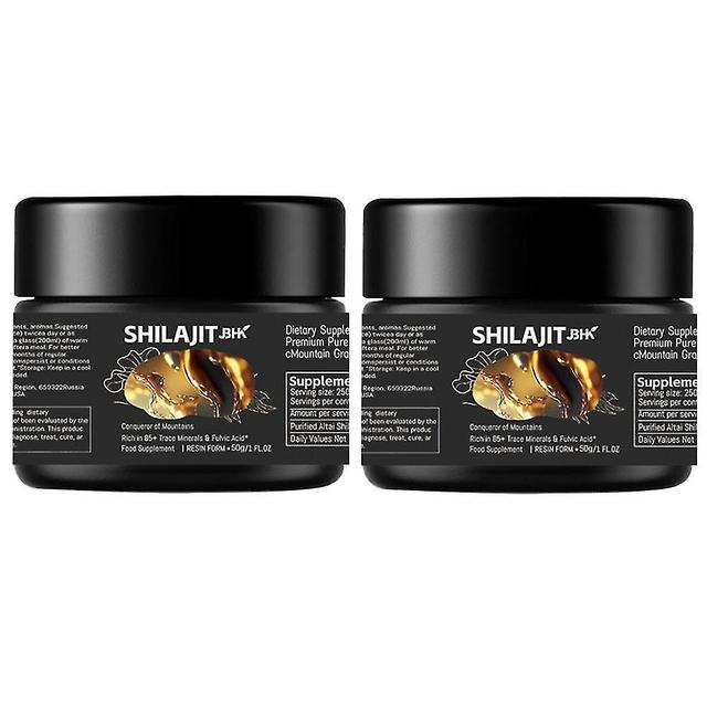 1-3 stuks Nieuwe Shilajit Pure Organische Himalaya Hars Flowzuk 100% Pure Fulvinezuur & Mineralen 2PCS on Productcaster.