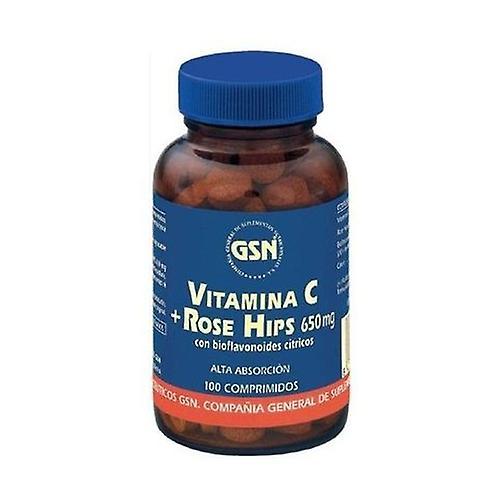 GSN C-vitamin + Hyben 100 kapsler af 650mg on Productcaster.