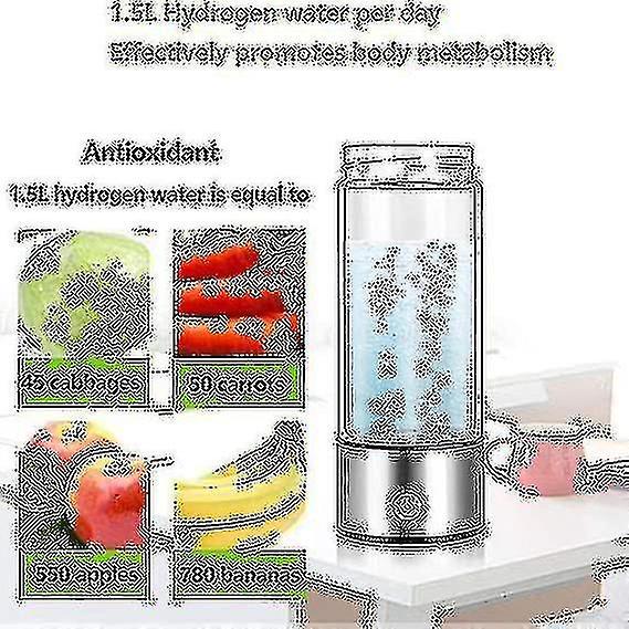 Great Hydrogen Generator Water Bottle, Real Molecular Hydrogen Rich Water Generator Ionizer Maker Machine -n4870 The Best February2 on Productcaster.