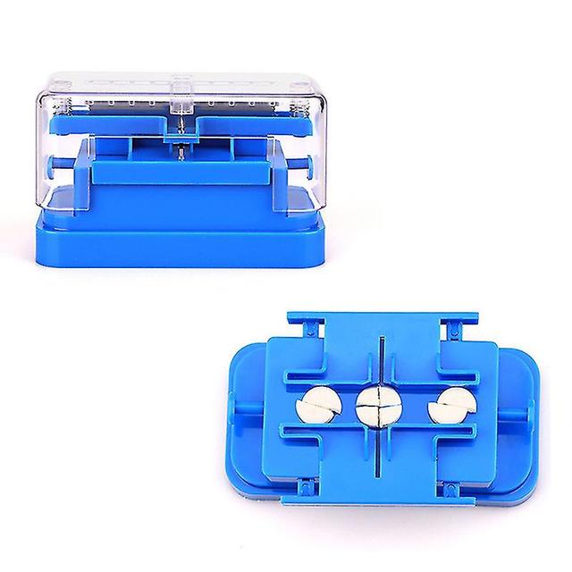 unbrand Gift Pill Splitter 1/4 1/2 Splitting Automatically Pill Alignment Pill Cutter Premium Gift for women/men on Productcaster.