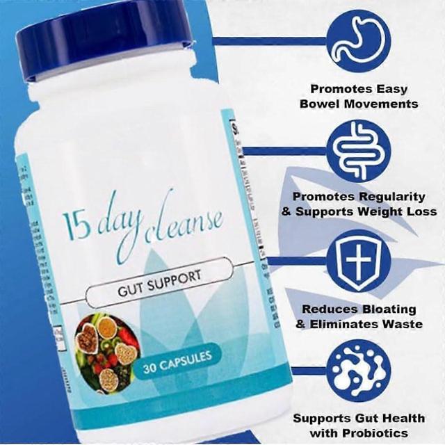 15 Day Gut Cleanse Help Restore Your Gut Naturally - Gut and Colon Support for Women and Men 1bottle on Productcaster.