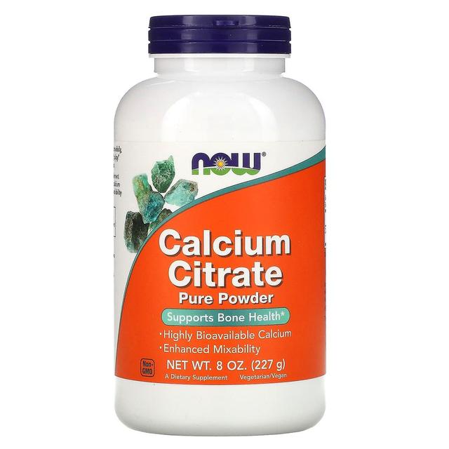 NOW Foods, Calcium Citraat, Puur Poeder, 8 oz (227 g) on Productcaster.