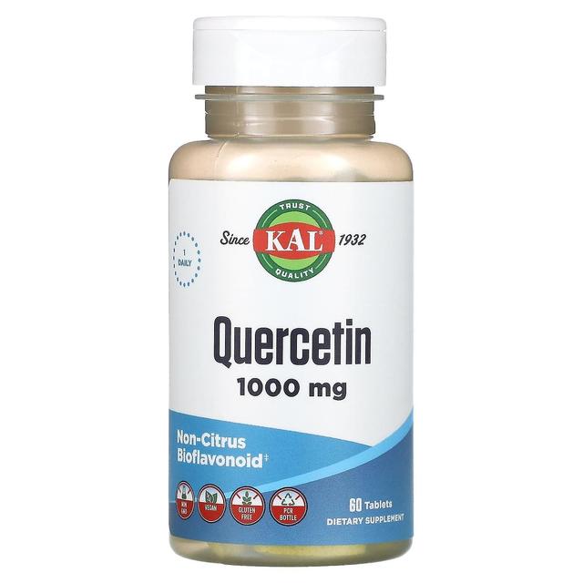 KAL, Quercetin, 1,000 mg, 60 Tablets on Productcaster.