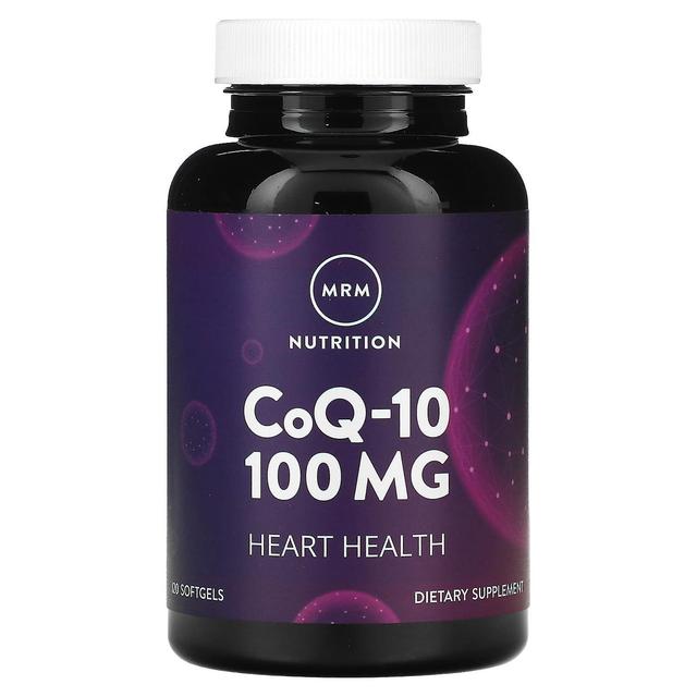 MRM Nutrition, CoQ-10, 100 mg, 120 pehmeää geeliä on Productcaster.