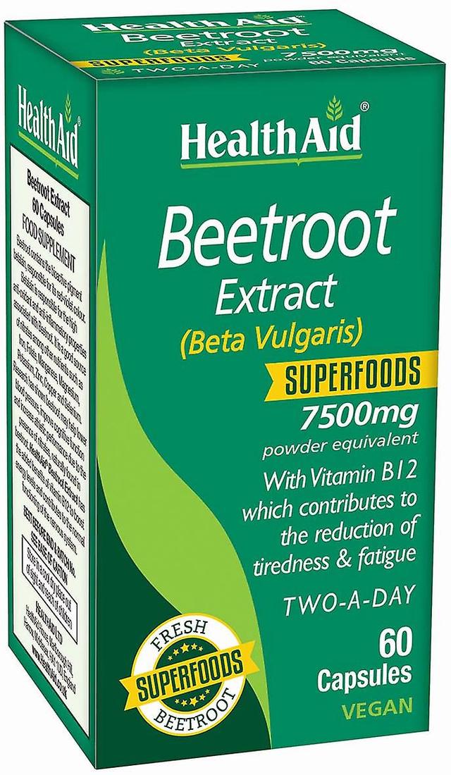 Health aid beetroot extract 7500mg 60's on Productcaster.