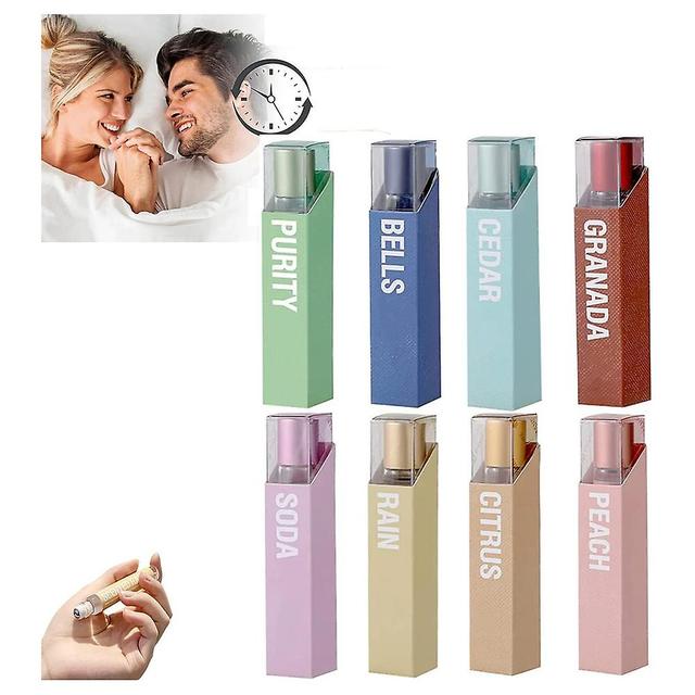 Szlykj 50% av 8pcs Roll-on Pheromone Parfyme Olje, energisk Pheromone Essence Parfyme Unisex tiltrekker menn og kvinner on Productcaster.