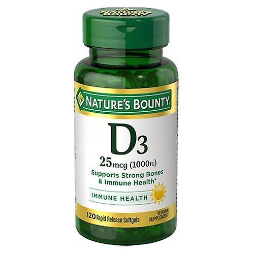 Natures Bounty Nature's Bounty Vitamin D, 1000 IU, Count of 1 (Pack of 3) on Productcaster.