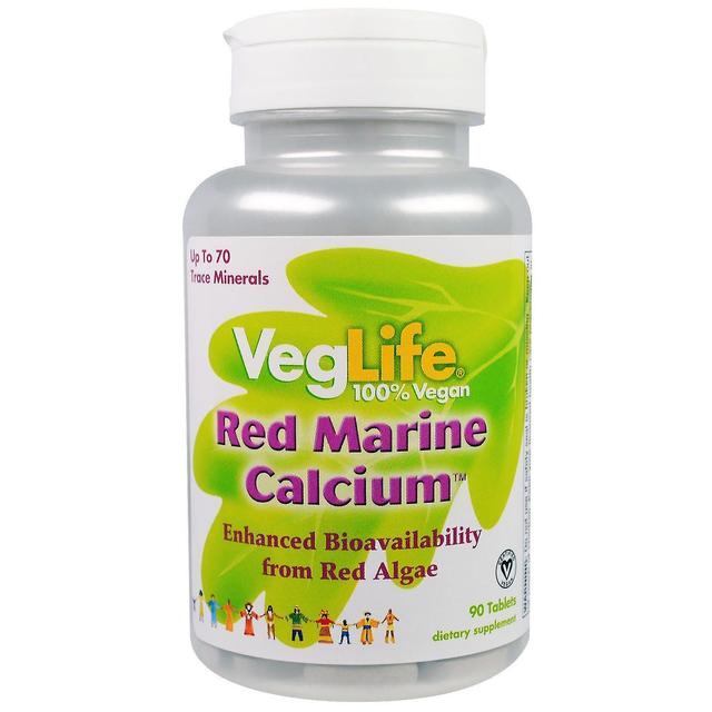 VegLife, Red Marine Calcium, 90 Tablets on Productcaster.