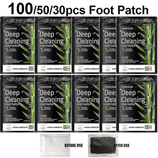 100/50/30pcs Detox Foot Patch Deep Cleansing Foot Pad Stress Relief Feet Detoxification Cleaning Bod 50pcs512 on Productcaster.