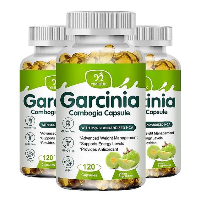 Sofirn Garcinia Cambogia Capsules Fast Fat Burner For Men Women To Help Lose Weight Appetite Suppressant Fast Flat Belly Slimming 3 Bottles 60 pcs on Productcaster.