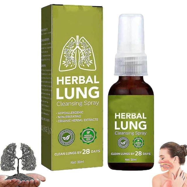 Breathdetox Lung Spray,breath Lung Spray,herbal Lung Cleanse Mist Powerful Lung Support, Cleanse 1 Pcs on Productcaster.