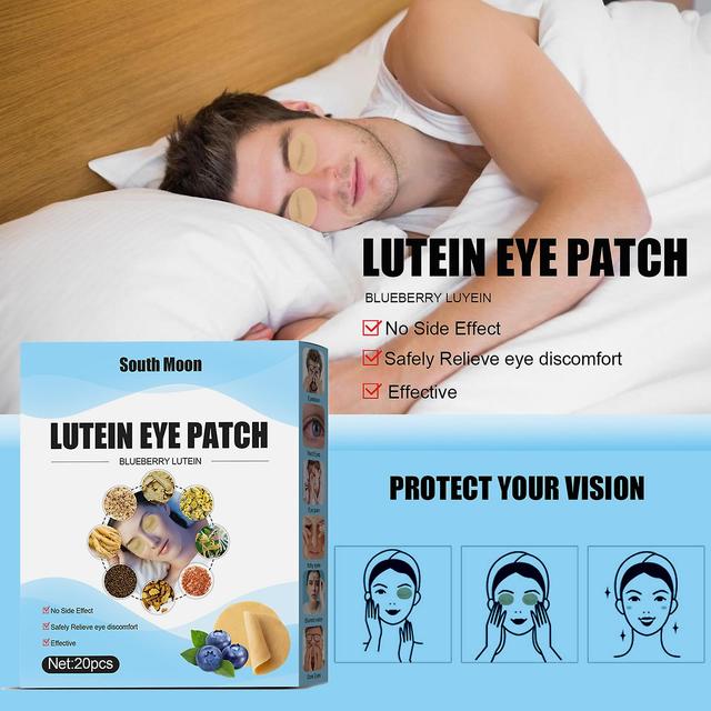 Blueberry Lutein Eye Patch | Eye & Vision Support Supplement |eye Protection Eye Mask Cold Compress Eye Patchrelieve Eye Fatigue And Dryness on Productcaster.