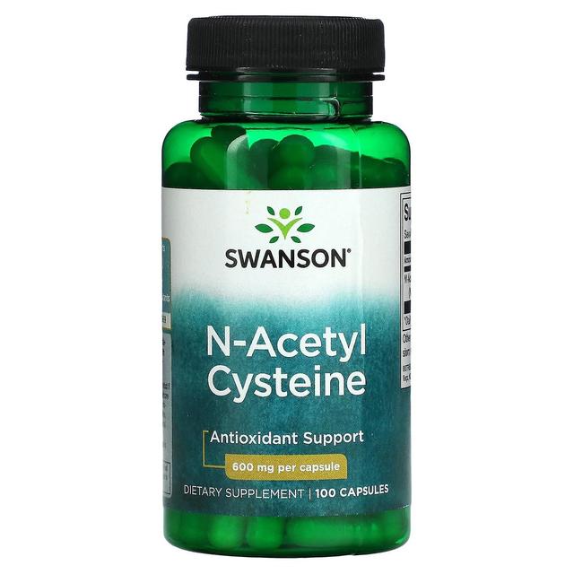 Swanson, N-acetil cisteina, Supporto antiossidante, 600 mg, 100 Capsule on Productcaster.