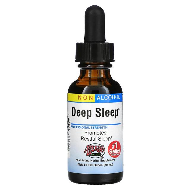 Herbs Etc. Kruiden Etc., Diepe Slaap, Alcoholvrij, 1 fl oz (30 ml) on Productcaster.