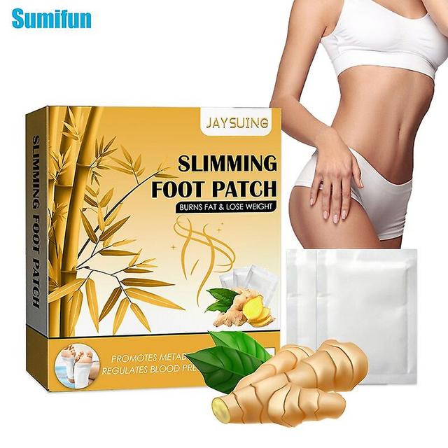 Coscelia 10pcs/box Ginger Health Foot Patch Boost Metabolism Detoxify Burn Fat Slimming Pills Chinese Medicine Beauty And Health Care 10pcs in 1 box on Productcaster.