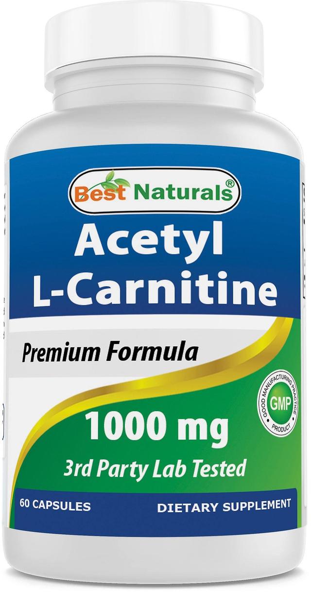 Best naturals acetyl l-carnitine 1000 mg 60 capsules on Productcaster.